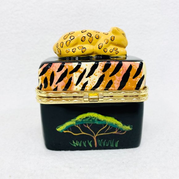 Safari Wild Cat Trinket Box by Eileen Tramonte - Picture 3 of 8